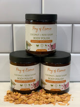 Load image into Gallery viewer, Coconut and Rose Sugar Body Scrub