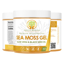 Load image into Gallery viewer, Aloe Vera & Black Seed Oil Sea Gel