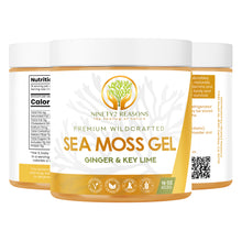 Load image into Gallery viewer, Ginger &amp; Key Lime Sea Moss Gel
